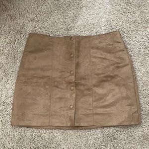 Gap Factory Suede Tan Skirt